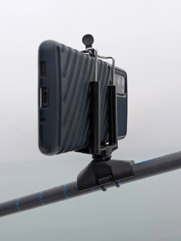 Trekking pole selfie stick